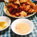 あゆまんま♪'s cooksnap of when they made 冷凍鶏唐揚げアレンジ☆チリマヨソースがけ.