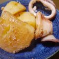 あきつま（杏花☆）'s cooksnap of when they made イカとじゃが芋の柚子胡椒バタポン照り焼き.