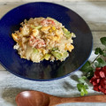 サヤスカマカン's cooksnap of when they made 簡単！カニカマとシャキシャキレタスの炒飯.