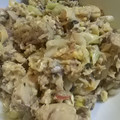 aizu_po's cooksnap of when they made 鯖缶で☆卵とじ.
