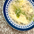 ふたごゆき's cooksnap of when they made えのき茸とレタスのふんわり卵スープ.