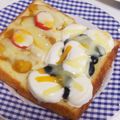 わかポン☆'s cooksnap of when they made 黒豆の甘煮＊マシュマロ＊チーズトースト.