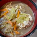 ななお_k's cooksnap of when they made 手軽に豚骨ラーメンスープ.