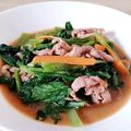 じぐろ婦人's cooksnap of when they made ご飯がススム！小松菜と豚肉の味噌炒め.