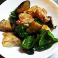 のえもゆ's cooksnap of when they made 鶏もも肉とナス、ピーマンの辛味噌炒め.