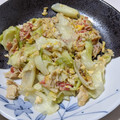 みどりの首輪's cooksnap of when they made レタスとカニカマ卵オイスターソース炒め.