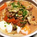 朔蔵Kitchen's cooksnap of when they made つるとんたん風定番にしたい鶏白湯のうどん.