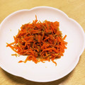 take♪aki♪'s cooksnap of when they made ☆お弁当に♪人参としらすのきんぴら☆.
