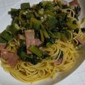 気まぐれ料理人☆楓☆'s cooksnap of when they made 小松菜（スイスチャード）ベーコンのパスタ.