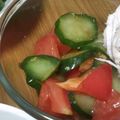 クックプ～'s cooksnap of when they made 胡瓜とトマトのナムル♪さっぱり！.