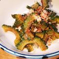 クックXF2PNF☆'s cooksnap of when they made 簡単 もう一品 ゴーヤのお浸しごま油和え.