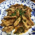 jakomama's cooksnap of when they made お二人さんの☆鶏むね肉のピリ辛照焼！.