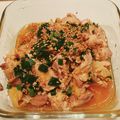 yokoyoko76's cooksnap of when they made 蒸し鶏の台湾料理☆葱油鶏(ソンユーチー).