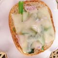 komugiko4's cooksnap of when they made 菜の花の春色チーズトースト.