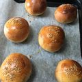 しんこんもんちゃん's cooksnap of when they made ＨＢで簡単！！ハンバーガー用バンズ.