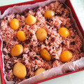 mina3783's cooksnap of when they made 【蒸し器で作る】お赤飯 栗の甘露煮入り.