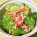 そらいろ猫's cooksnap of when they made レタスとカニカマの中華風炒め.