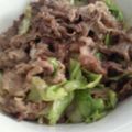monn1219's cooksnap of when they made 簡単☆牛肉とレタスだけでウマウマおかず♪.