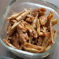 nosso's cooksnap of when they made 豚肉とごぼうのごまみそ炒め.