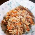 ちょこちょこまるん's cooksnap of when they made ﾊﾟﾊﾟｯと一品えのきたらこあえ.