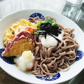 Yukiまむ's cooksnap of when they made 簡単☆冷やしとろろ蕎麦　　天ぷら　おろし.