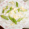 白いぐれーぷ's cooksnap of when they made アスパラとちりめんじゃこの炒飯❀.