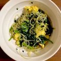 すぎすぎばぁ's cooksnap of when they made もう１品！春雨とほうれん草と卵の炒め物.