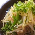 sonop's cooksnap of when they made レンチン☆豚もやし.