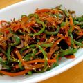 うちるん's cooksnap of when they made ∮ピーマンと桜エビの✰オイスター✰炒め∮.