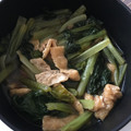 クック78R779☆'s cooksnap of when they made めんつゆDE♪小松菜と油あげの煮びたし.