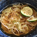 びぃころ's cooksnap of when they made 冷やしすだち蕎麦.