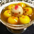 ☆さくらパンダ☆'s cooksnap of when they made かわいい！無限ひよこの白玉だんご.