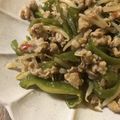 リトロワ's cooksnap of when they made いつもの常備菜！豚ピーマン辛味噌炒め.