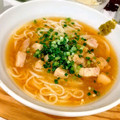 plunkicoza's cooksnap of when they made かしわとたまねぎのうどん☆鶏なんば風.