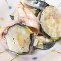卵せんべい's cooksnap of when they made ズッキーニとハムチーズのサラダ♪.