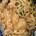 riek76's cooksnap of when they made 絶品♪キムチクリームパスタ.