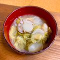 BarbaraAnn's cooksnap of when they made ベビーほたてと白菜の味噌汁♪.