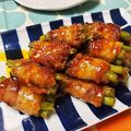 ちーのすけ113's cooksnap of when they made コレ旨い〜【インゲンの豚巻き甘辛ソース】.