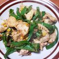 そばぐり's cooksnap of when they made 鶏ハラミとピーマンの焼肉のたれ辛炒め.