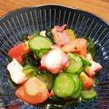 YCHキッチン's cooksnap of when they made タコとトマトときゅうりの簡単サラダ.