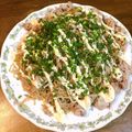 HikariNMY's cooksnap of when they made お肉たっぷり♪オイマヨもやし焼きそば.