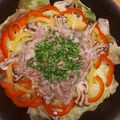 ゆーぽたーぼ's cooksnap of when they made キャベツとしめじと豚肉のフライパン蒸し.