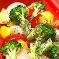 菜つ実☆ミ's cooksnap of when they made ＊シリコンスチーマーで簡単蒸し野菜＊.