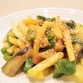 イエローバード's cooksnap of when they made じゃが芋と茄子の♪ごま味噌餡かけ炒め.