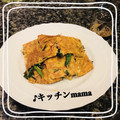 ♪キッチンmama's cooksnap of when they made もやしとネギのキムチチヂミ.