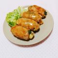 まあまま☆0403's cooksnap of when they made 新じゃがと豚肉チーズ巻き照り焼き.