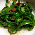 Oダイチョコ's cooksnap of when they made ピーマンのレンチン即席めんつゆ和え.