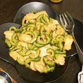 ぽんこ♡'s cooksnap of when they made 鶏とゴーヤの甘酢炒め.