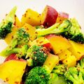 よめchan's cooksnap of when they made さつま芋とブロッコリーのハニーマスタード.