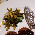 eiyoushi's cooksnap of when they made エンサイ（空芯菜）とコーンのガリバタ炒め.